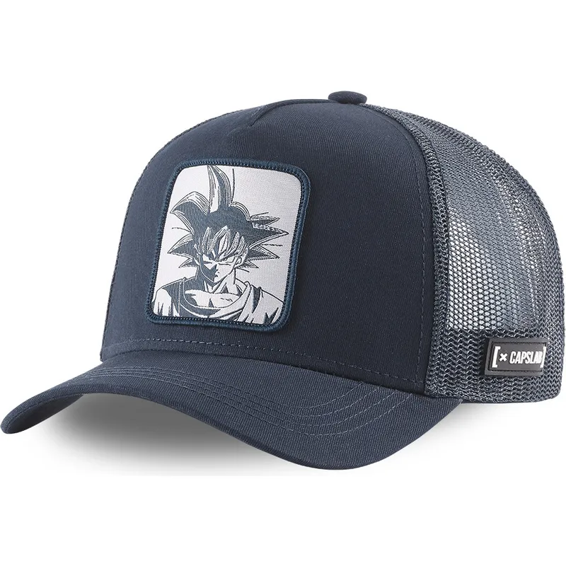 czapki-curva-granatowy-snapback-son-goku-dragon-ball-capslab czapki-curva-granatowy-snapback-son-goku-dragon-ball-capslab