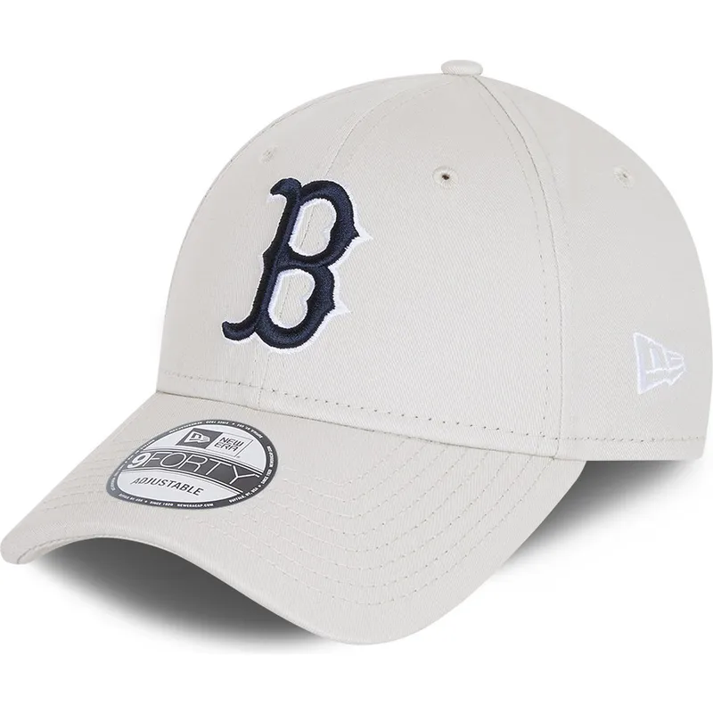 czapki-curva-bialy-tasma-regulowana-9forty-league-essential-boston-red-sox-mlb-new-era