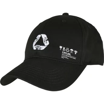 Wyginięta czapka czarna z regulacją Iconic Peace Cayler & Sons