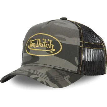 Czapka trucker moro CAM GOL Von Dutch