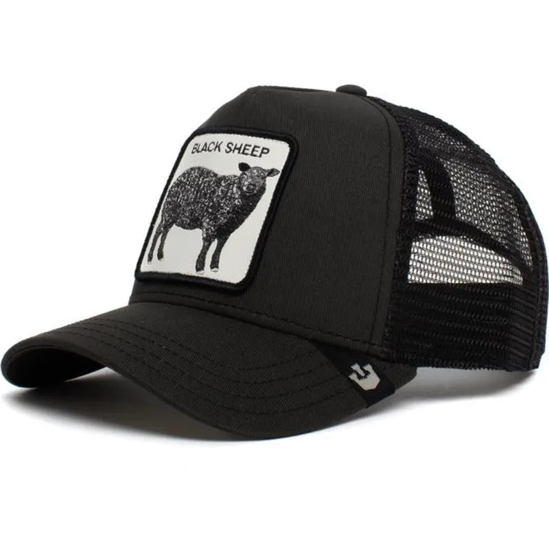 czapki-curva-czarny-snapback-the-farm-de-goorin-bros