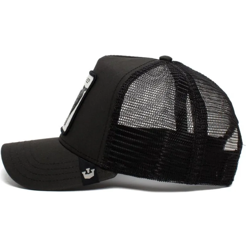 czapki-curva-czarny-snapback-the-farm-de-goorin-bros