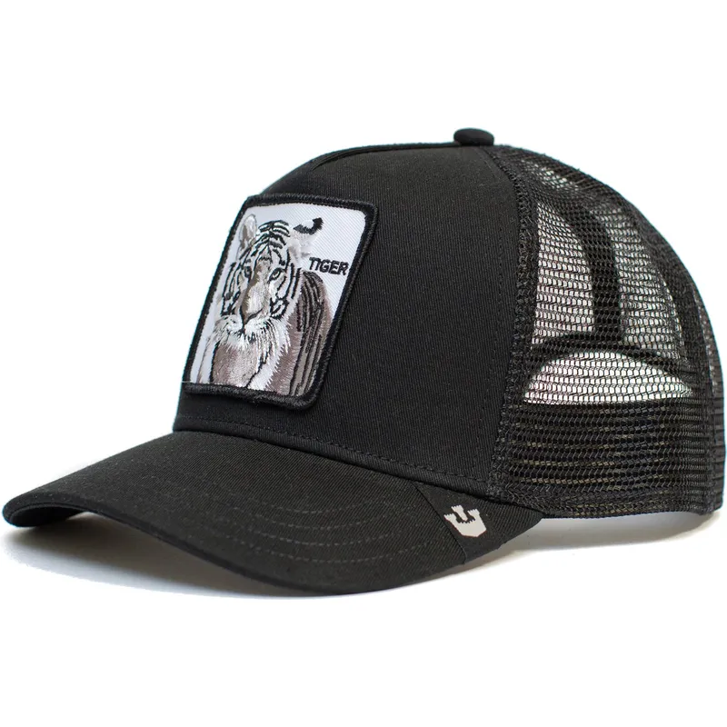 czapka-trucker-czarna-tygrys-silver-tiger-od-goorin-bros