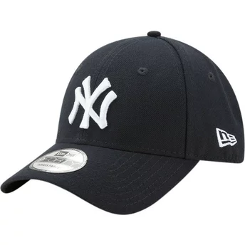 Wyginięta czapka ciemnoniebieska z regulacją 9FORTY The League New York Yankees MLB New Era