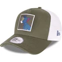 zielono-biala-czapka-truckerka-a-frame-tom-i-jerry-looney-tunes-od-new-era