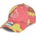 czapki-curva-kamuflaz-tasma-regulowana-rosa-rosa-9forty-los-angeles-dodgers-mlb-new-era