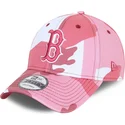 czapki-curva-kamuflaz-tasma-regulowana-rosa-rosa-9forty-boston-red-sox-mlb-new-era