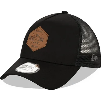 Czapka trucker czarna A Frame 9FORTY Heritage Patch New Era