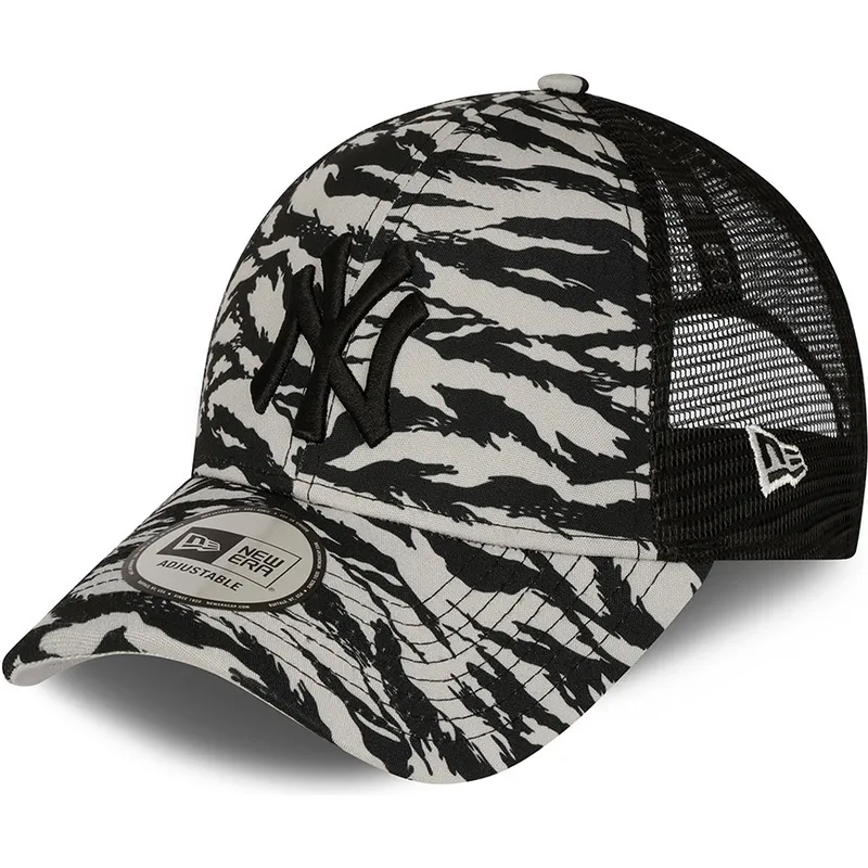 czapki-curva-szary-snapback-negro-9forty-tiger-print-new-york-yankees-mlb-new-era