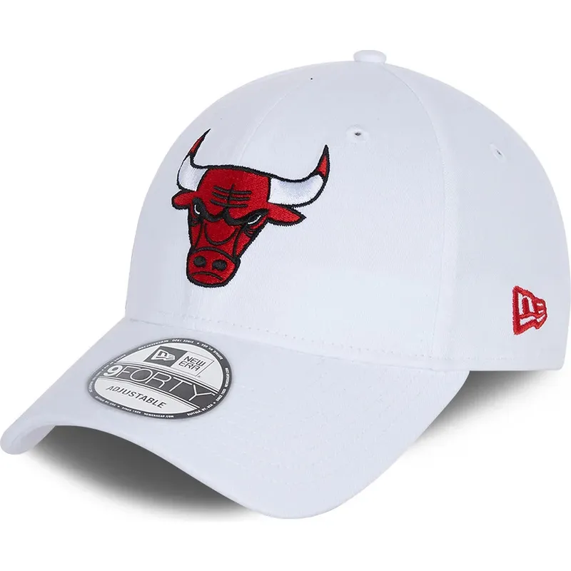 czapki-curva-bialy-tasma-regulowana-9forty-side-mark-chicago-bulls-nba-new-era