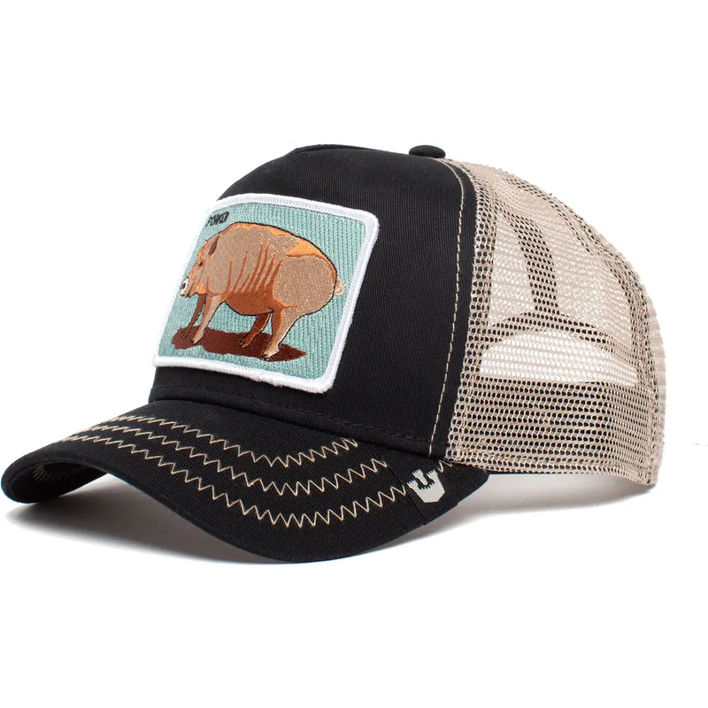 czapki-curva-czarny-snapback-the-farm-de-goorin-bros