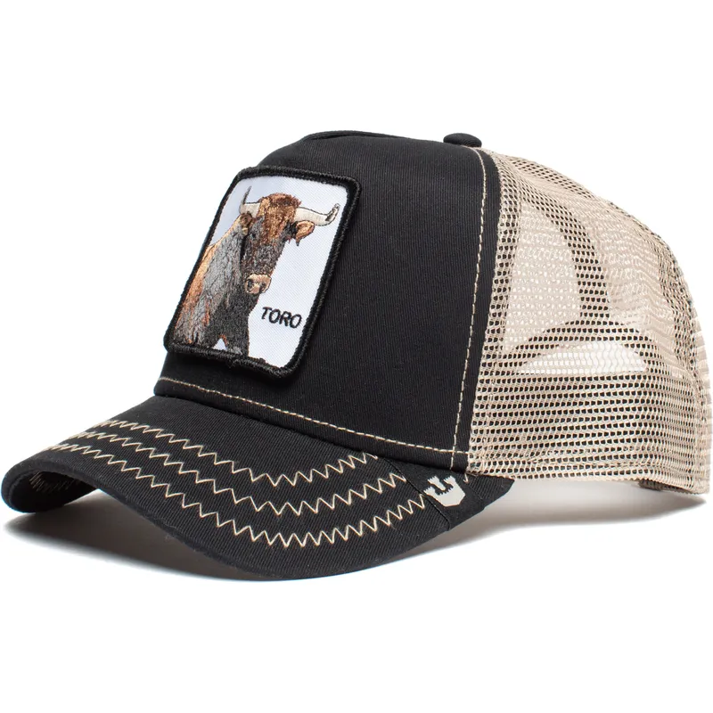 czapki-curva-czarny-snapback-the-farm-de-goorin-bros