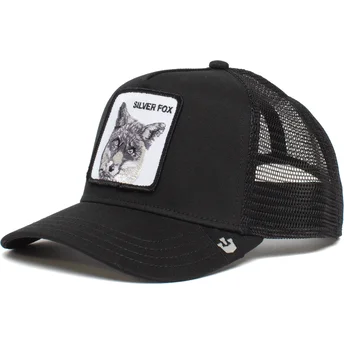 czarna-czapka-trucker-z-lisem-silver-fox-the-farm-od-goorin-bros