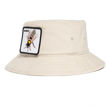 wiadra-bialy-bucket-blanco-abeja-queen-bee-witched-the-farm-the-farm-de-goorin-bros