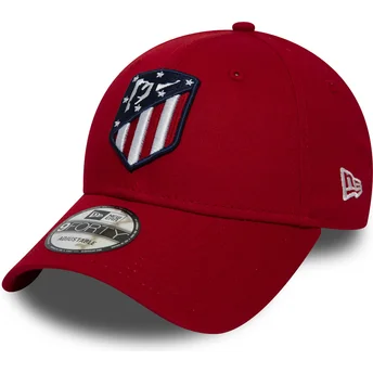 czapki-curva-czerwony-tasma-regulowana-9forty-essential-de-atletico-atletico-de-madrid-lfp-new-era
