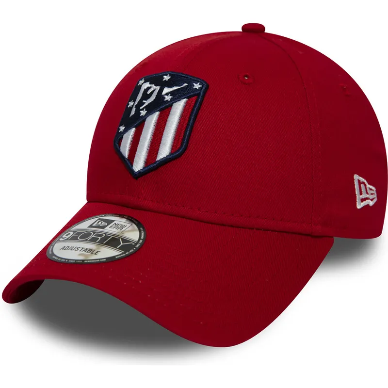 czapki-curva-czerwony-tasma-regulowana-9forty-essential-de-atletico-atletico-de-madrid-lfp-new-era