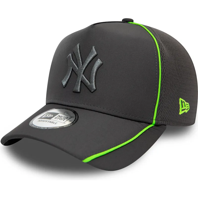 czapki-curva-szary-snapback-feather-pipe-a-frame-new-york-yankees-mlb-new-era