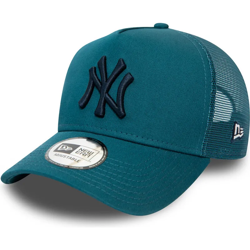 niebieska-czapka-trucker-z-czarnym-logo-league-essential-a-frame-new-york-yankees-mlb-od-new-era