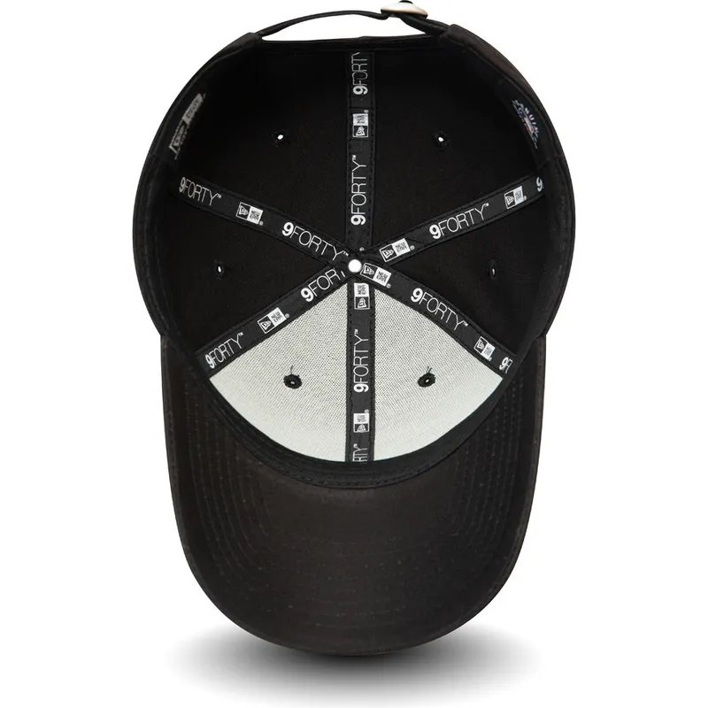 czapki-curva-czarny-tasma-regulowana-9forty-league-essential-new-york-yankees-mlb-new-era