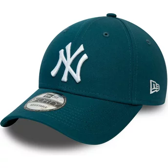 Niebieska regulowana czapka z zakrzywionym daszkiem 9FORTY League Essential New York Yankees MLB od New Era
