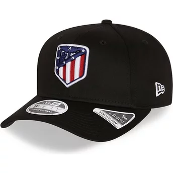 Czarna czapka z daszkiem snapback 9FIFTY Essential Stretch Fit od Atlético de Madrid LFP od New Era