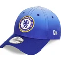czapki-curva-niebieski-tasma-regulowana-9forty-fade-chelsea-football-club-premier-league-new-era
