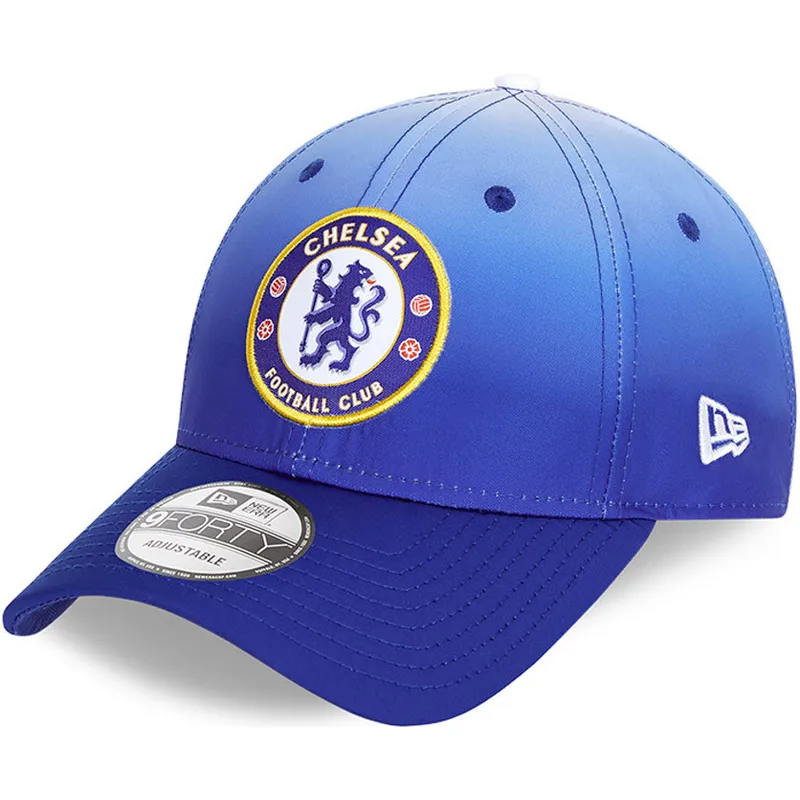 czapki-curva-niebieski-tasma-regulowana-9forty-fade-chelsea-football-club-premier-league-new-era