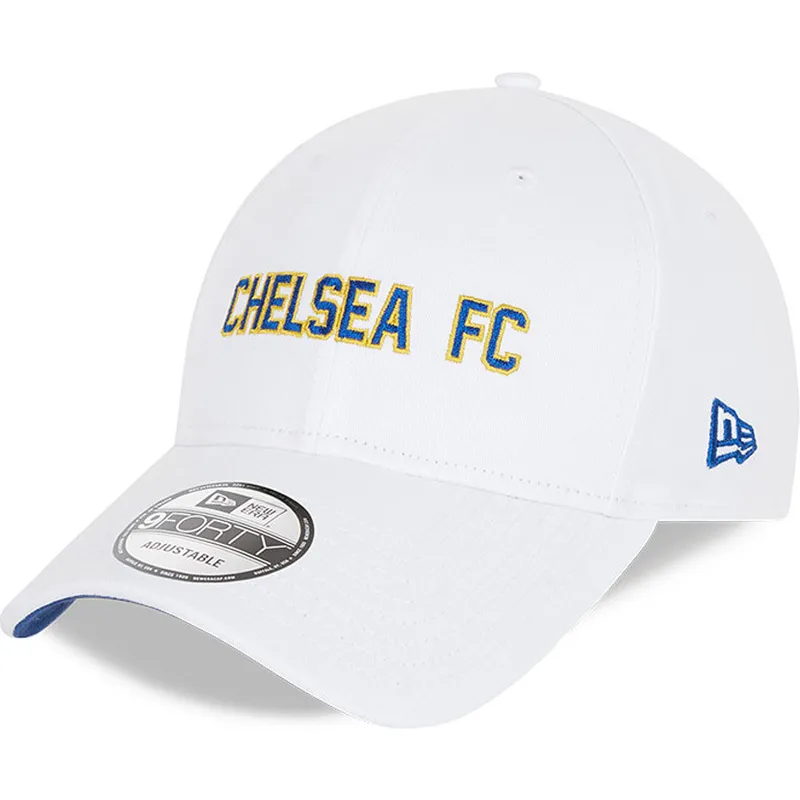 czapki-curva-bialy-tasma-regulowana-9forty-cotton-wordmark-chelsea-football-club-premier-league-new-era
