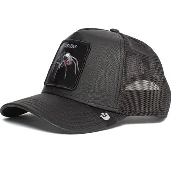 czarna-czapka-trucker-z-pajakiem-deadly-encounter-the-farm-od-goorin-bros
