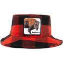 wiadra-curva-czerwony-snapback-bucket-rojo-y-negro-bufalo-buffalo-i-m-a-little-hoarse-the-farm-the-farm-de-goorin-bros
