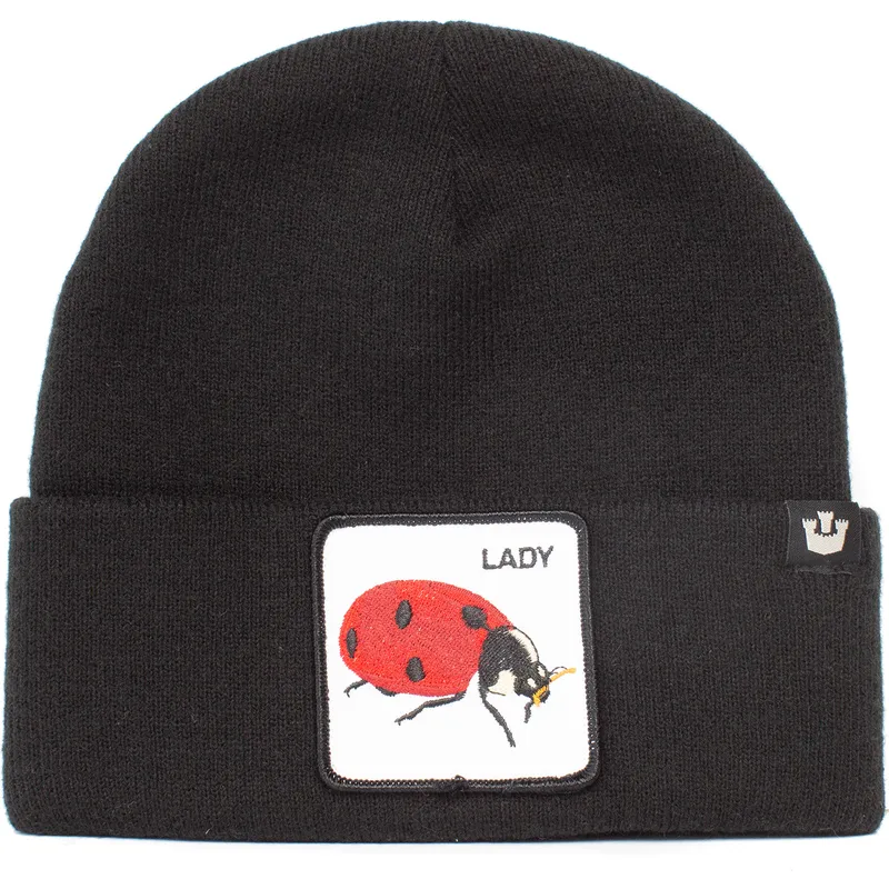 czarna-czapka-biedronka-hey-lil-lady-the-farm-od-goorin-bros