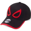 czarna-czapka-z-daszkiem-snapback-spider-man-minimal-eyes-marvel-comics-od-difuzed