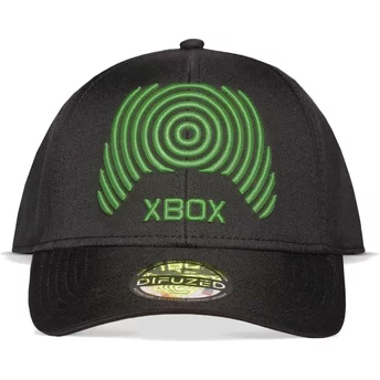 Czarna czapka snapback z zakrzywionym daszkiem z logo Xbox Remote od Difuzed Microsoft