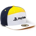 biala-zolta-i-granatowa-regulowana-czapka-z-daszkiem-playstation-sony-od-difuzed