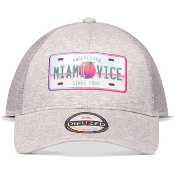 Szara truckerka snapback Miami Vice od Difuzed
