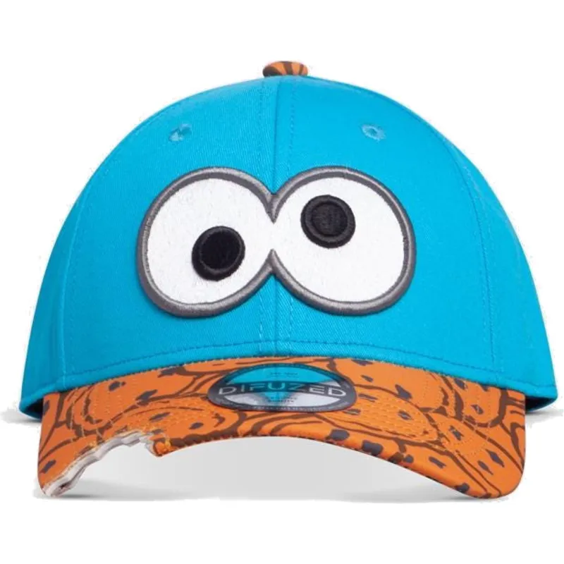 czapki-curva-niebieski-snapback-marron-monstruo-las-galletas-barrio-sesamo-difuzed