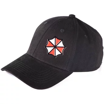 Czarna, regulowana czapka z daszkiem Umbrella Corporation Resident Evil od Difuzed