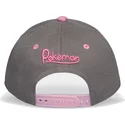 szara-i-rozowa-czapka-z-zakrzywionym-daszkiem-snapback-jigglypuff-pokemon-od-difuzed