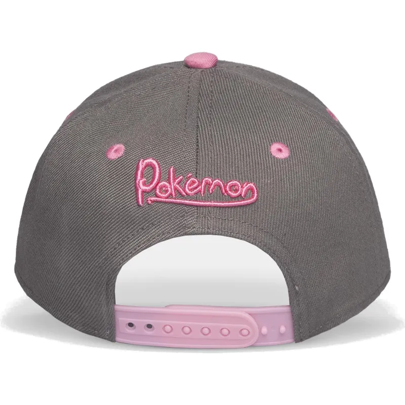 szara-i-rozowa-czapka-z-zakrzywionym-daszkiem-snapback-jigglypuff-pokemon-od-difuzed