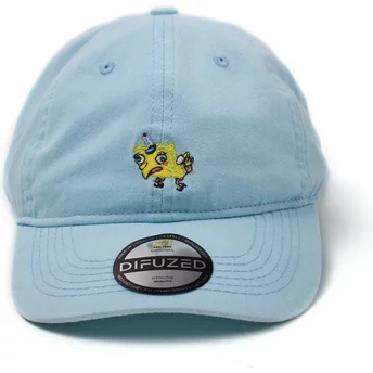 Niebieska, regulowana czapka z daszkiem Bob Esponja Mocking od Difuzed