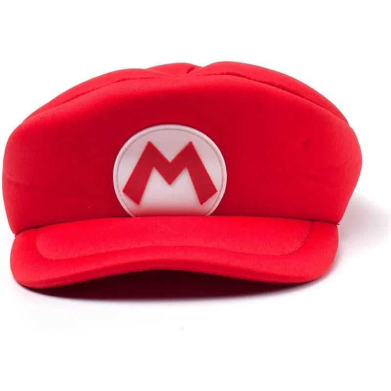 czerwona-zakrzywiona-czapka-mario-shaped-super-mario-bros-od-difuzed