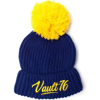 Niebiesko-żółty czapka Vault 76 Fallout od Difuzed