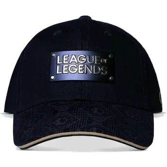 Czarna czapka z daszkiem snapback Metal Plate League of Legends od Difuzed