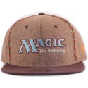 brazowa-czapka-z-plaskim-daszkiem-snapback-core-magic-the-gathering-od-difuzed