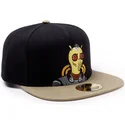 czarna-i-brazowa-plaska-czapka-snapback-krombopulos-michael-rick-i-morty-od-difuzed
