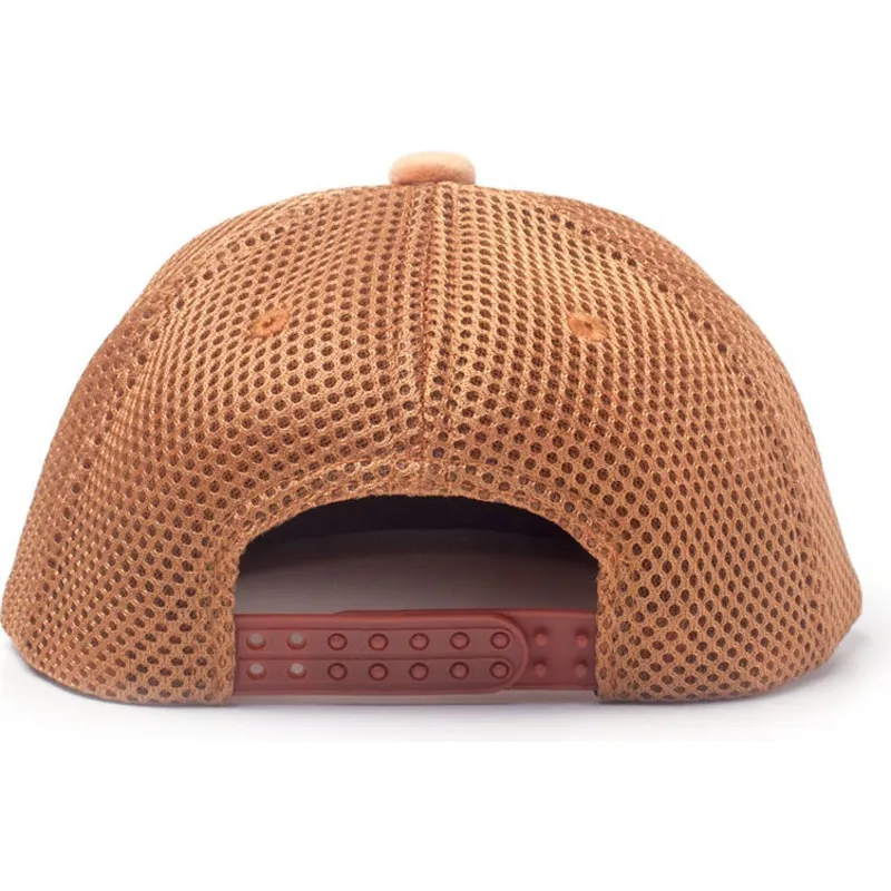 czapki-plana-brazowy-snapback-dla-dziecka-difuzed