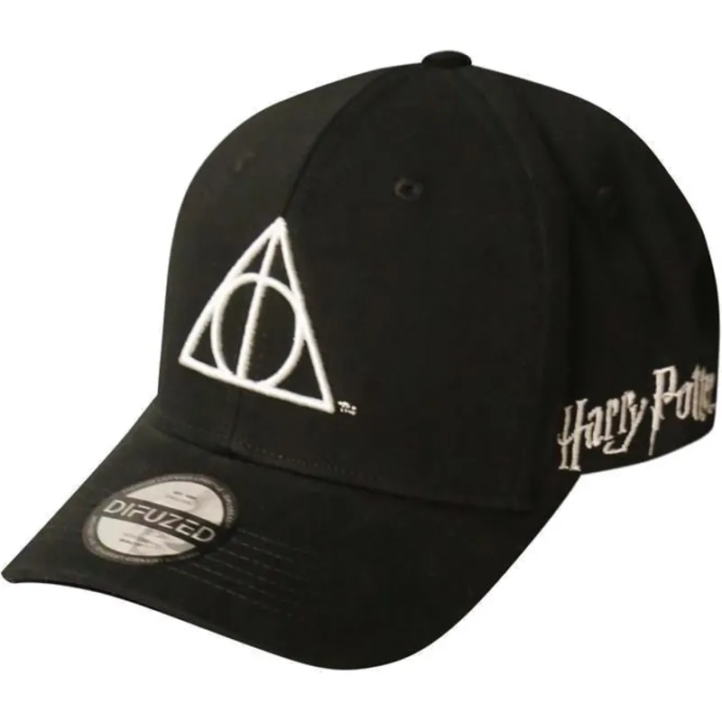 czarna-czapka-z-zakrzywionym-daszkiem-snapback-insygnia-smierci-harry-potter-od-difuzed