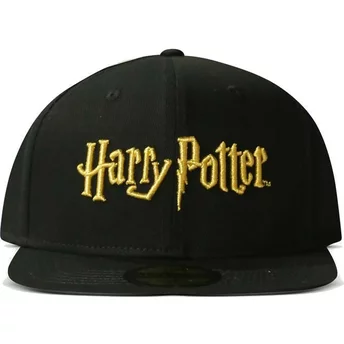 Czarna, płaska czapka snapback Harry Potter od Difuzed