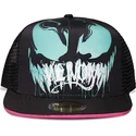 czarna-i-rozowa-plaska-czapka-trucker-snapback-dla-dzieci-venom-marvel-comics-od-difuzed