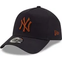 czapki-curva-granatowy-snapback-marron-9forty-e-frame-new-york-yankees-mlb-new-era